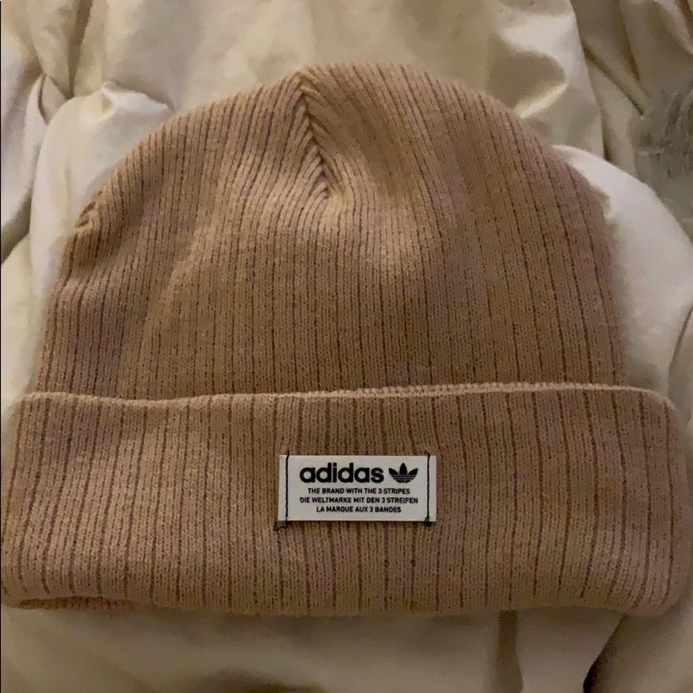 Adidas pink Beanie